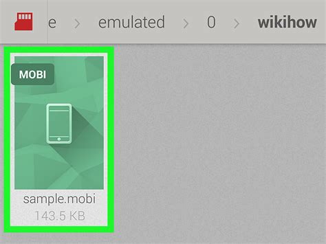 how to open mobi files on android